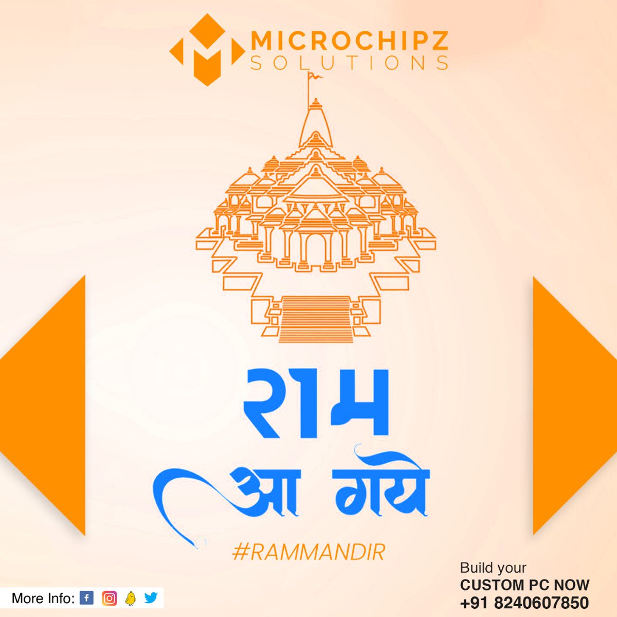 MicrochipzSol1's tweet photo. Jai Jai Sree RAM 🙏🙏🙏 https://t.co/gZwWJBu0VV