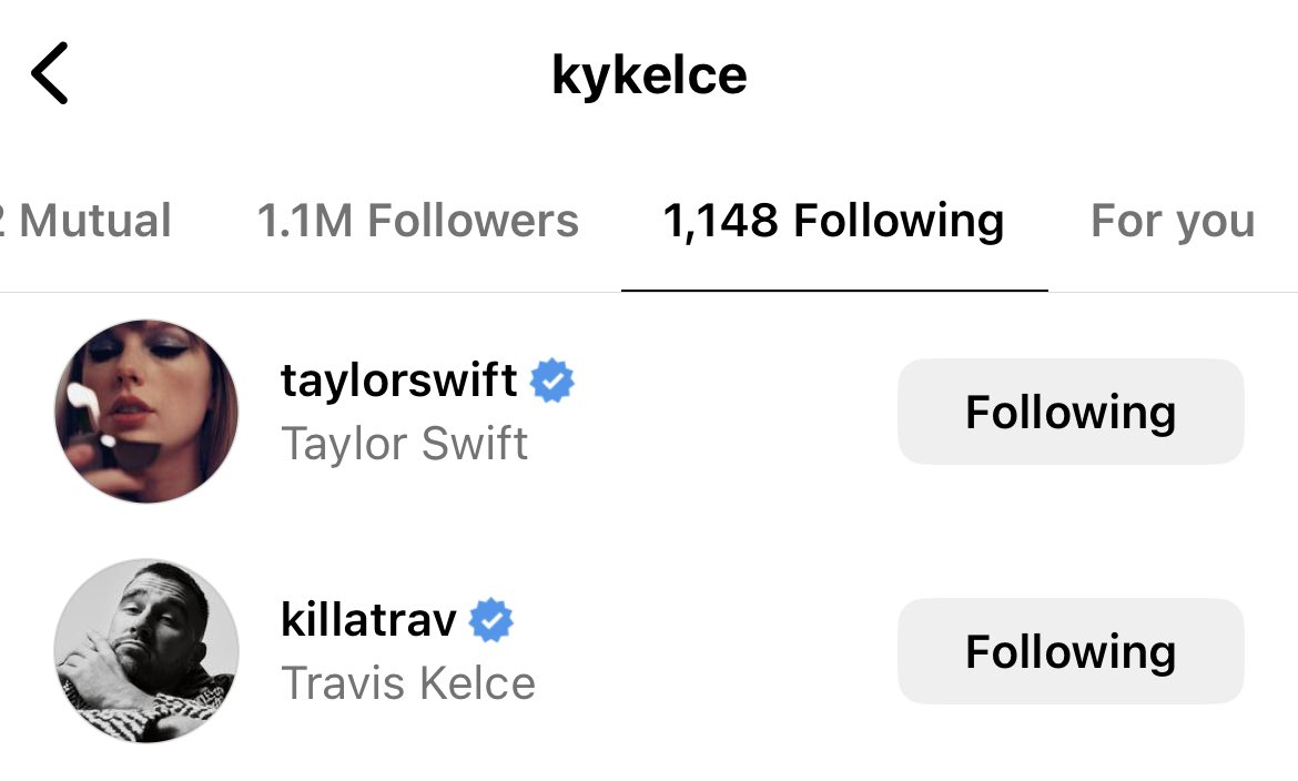 taylorstightend's tweet photo. KYLIE FOLLOWED TAYLOR WE WON https://t.co/GINiXf2W7w