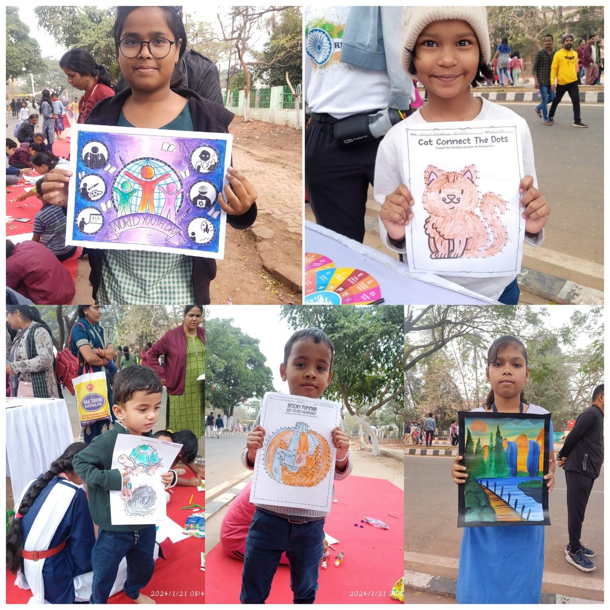 routurmi's tweet photo. Let the smile flow, let the imagination glow. Shine, Dream, Smile 💫
Celebrating #PATH_UTSAV by thematic drawing competition &amp; SDG awareness programme with some vibrant colors &amp; souls.
#PathUtsav
#Bhubaneswarfirst
#PathUtsav2024
#AmaSaharaAmaRasta https://t.co/NI6Aqv2Y3g