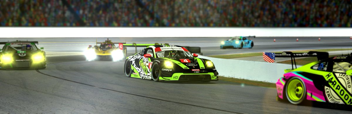 Alien_MSports's tweet photo. That's a wrap on the 2024 @iRacing 24hrs! After three grueling races for our teams in three separate timeslots, Emperor brought it home on the top step of the podium to defend our win from last year, and Main managed 3rd as well. Fantastic way to start the year, boys!

#Daytona24 https://t.co/QoCu1rAsOs