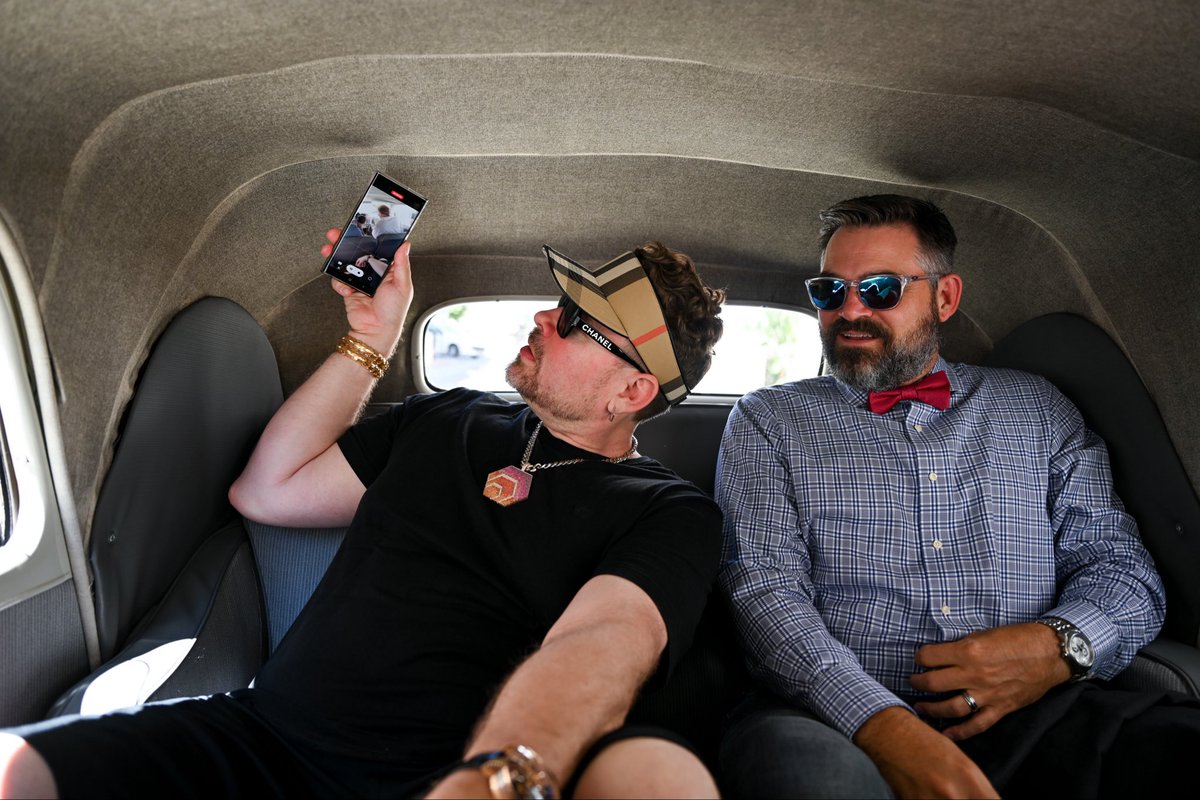THoSdocumentary's tweet photo. One of our last productions with @RichardHeartWin at a castle in France. 

Co-director @grantpeelle enjoying a luxury ride with RH as they prepare for the production. 

#Hexicans #hex https://t.co/CSZhkcd2z4
