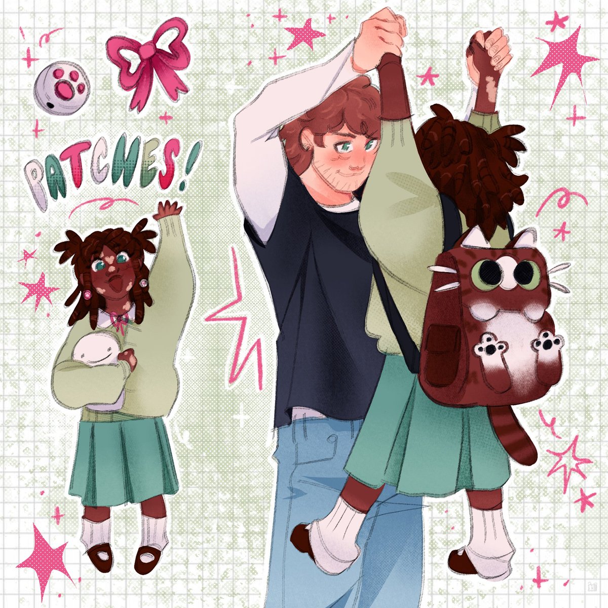 toasty_plum's tweet image. a cutiepie and her dad 

#dreamfanart #patchesfanart #dreamwastakenfanart