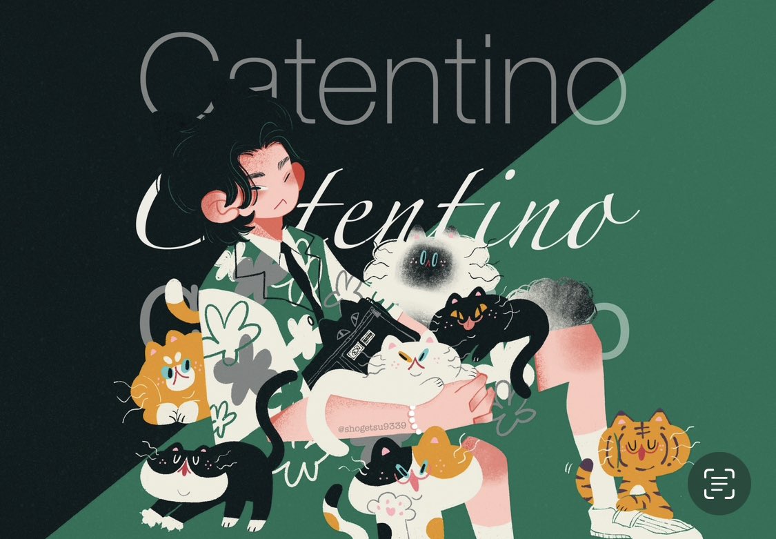 Catentino 🐈‍⬛🐾 #btsfanart #SUGAxValentino