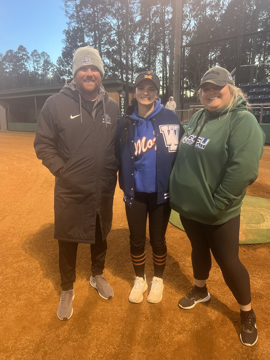 I had a great time at <a href="/GCSU_Softball/">GCSU_Softball</a>!! I loved touring the campus and the atmosphere all around!! <a href="/CoachBellamy4/">Kenneth Bellamy</a> @MojoWade07