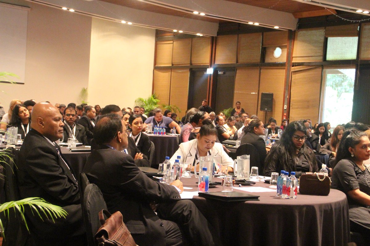 officeoftheatto's tweet photo. The  Attorney-General Hon Siromi Turaga and the Solicitor-General Mr Ropate Green were part of the Fiji Law Society Annual Convention in Shangri-La Yanuca Island on Friday, January 19, 2024.

More than 200 legal professionals convened for a transformative two-day program. https://t.co/8SW3K70ehC