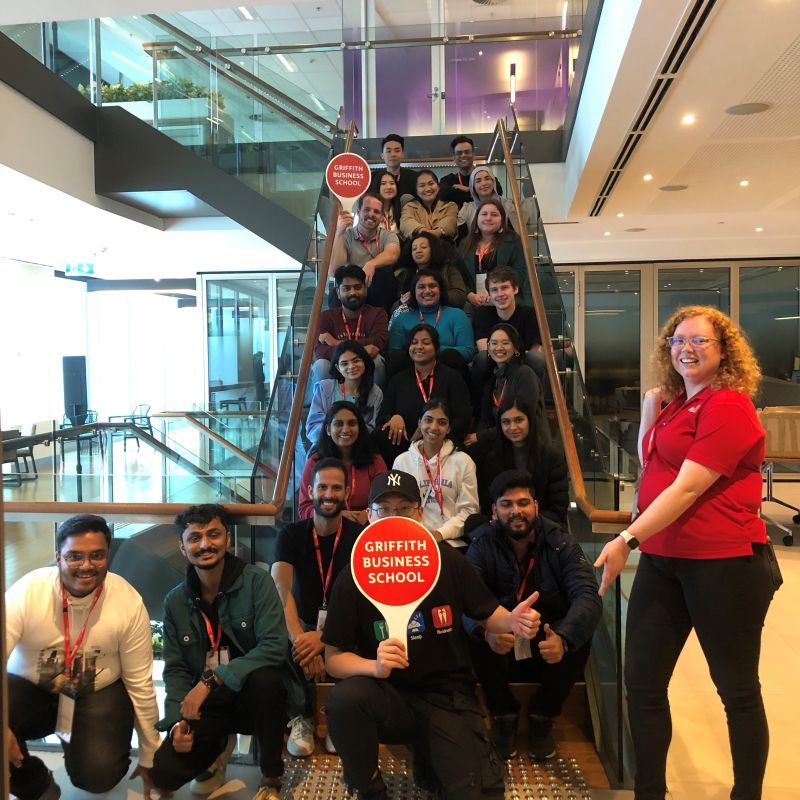 Many international students recently joined the @Griffith_Uni Business School's Industry Insights #BusinessCrawl. The crawl empowers students to unlock their career potential by gaining firsthand knowledge and insights from industry professionals. #InternationalStudents #IntlEd