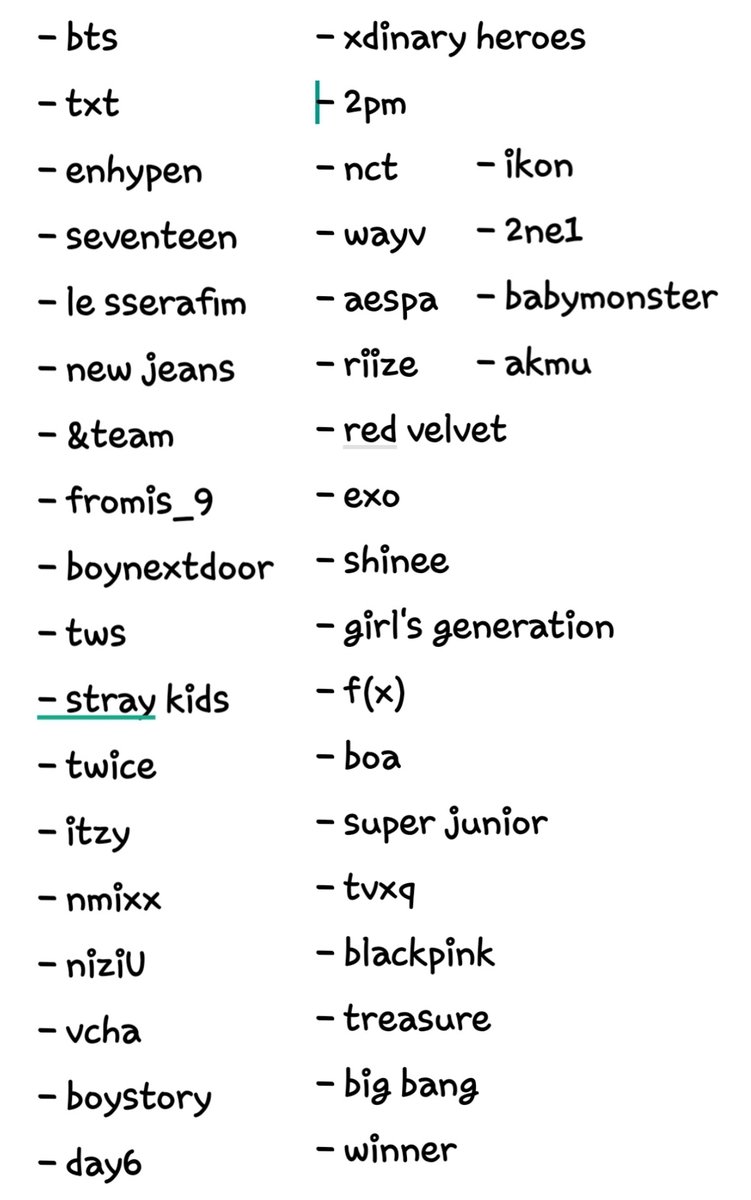 list of groups to avoid during this boycott: