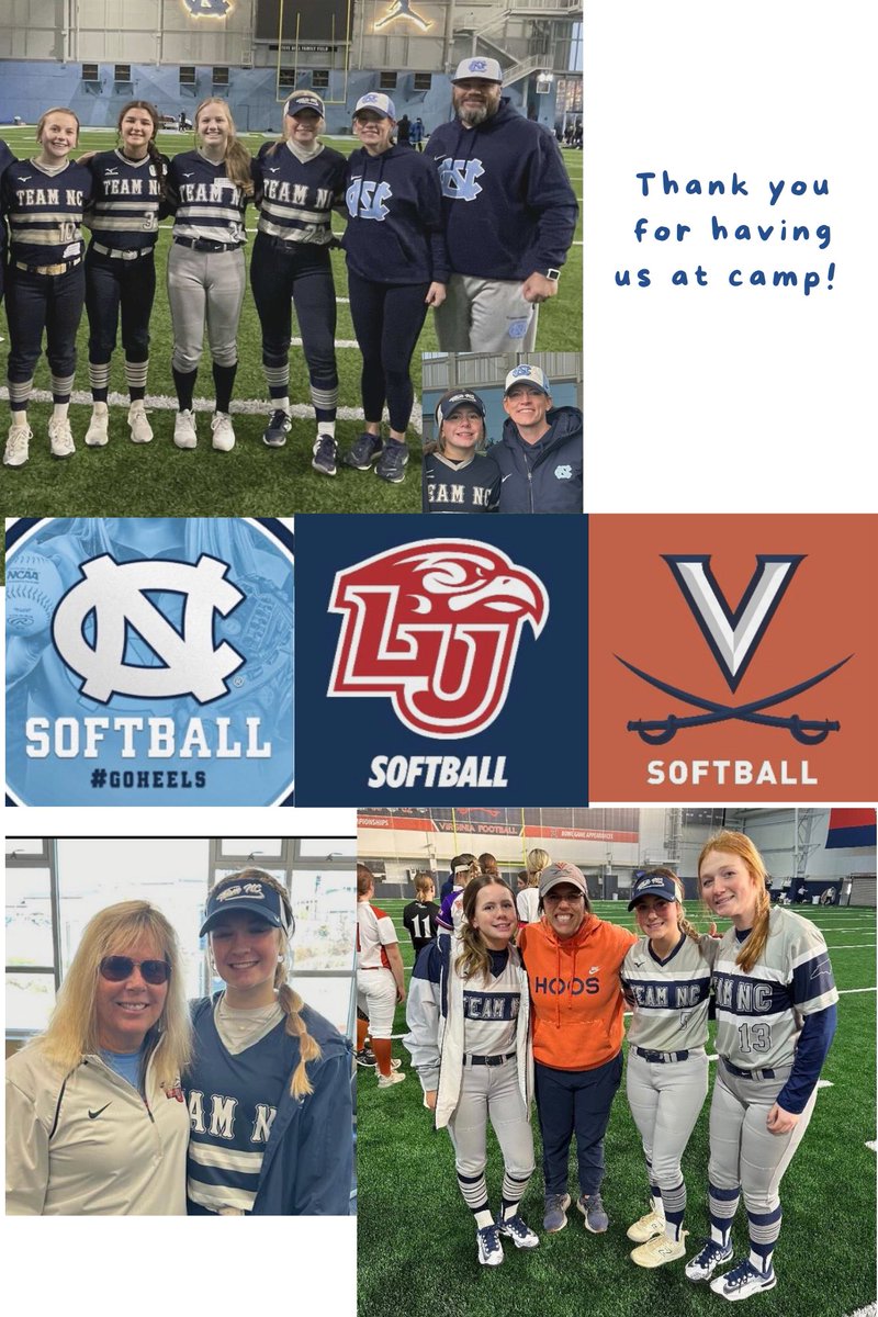 Our girls had a great weekend camping! Thank you so much to all the wonderful programs that spent the weekend teaching and developing our girls! We can’t wait to come back! @UNCSoftball @CoachDot_LU @UVASoftball @TeamNCSoftball