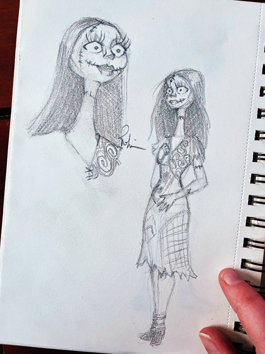 Practice really helped me pull my style out onto my retro drawings. Sally’s got some flare about her ;)

#drawing #sketchbook #sketchbooksunday #retroartist #timburton