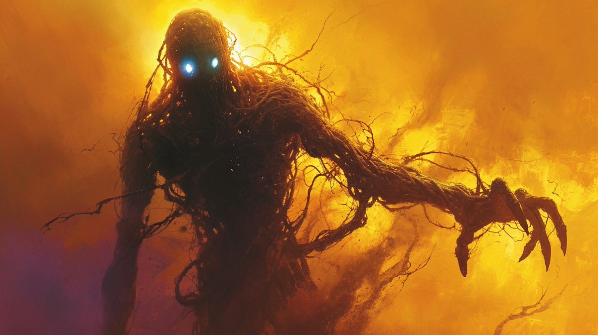 neuromorph_ai's tweet photo. Emerge into the haunting embrace of the abyss with these beings: a tentacled shadow, a chained colossus, a spideresque watcher, and a tangled chaos.
#NeuroAether #AiArtCommunity #Lovecraftian #EldritchHorror #CosmicDread #AiArt #DigitalArt https://t.co/Dqu1Z44kvR