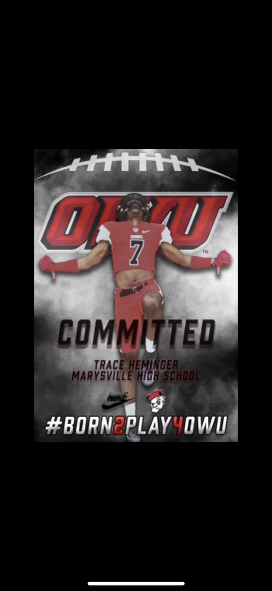 Blessed to have this opportunity to play 4 more years of football at OWU. Can’t wait to get started. <a href="/OWUCoachDelaney/">Pat Delaney</a> <a href="/CoachTomWatts/">Tom Watts</a> <a href="/OWUBishopFB/">Ohio Wesleyan Football</a> <a href="/CoachWard/">Coach Mike Ward</a>