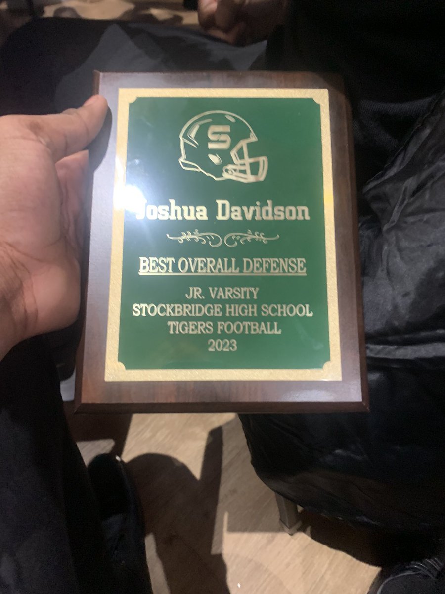 Thank you so much for this season!!!Jv defensive player of the year!!! Coming back bigger and better for next year ‼️‼️<a href="/Coach_DJHill/">DJ Hill</a> <a href="/CoachDUBB_/">Dubb Wilson</a> <a href="/CoachEverett901/">John Everett</a> <a href="/StockbridgeFoo2/">Stockbridge Football</a> <a href="/AthleticsHenry/">Henry County Schools Athletics</a> <a href="/CaydenBridges35/">Cayden Bridges</a> @StockbridgeHFC