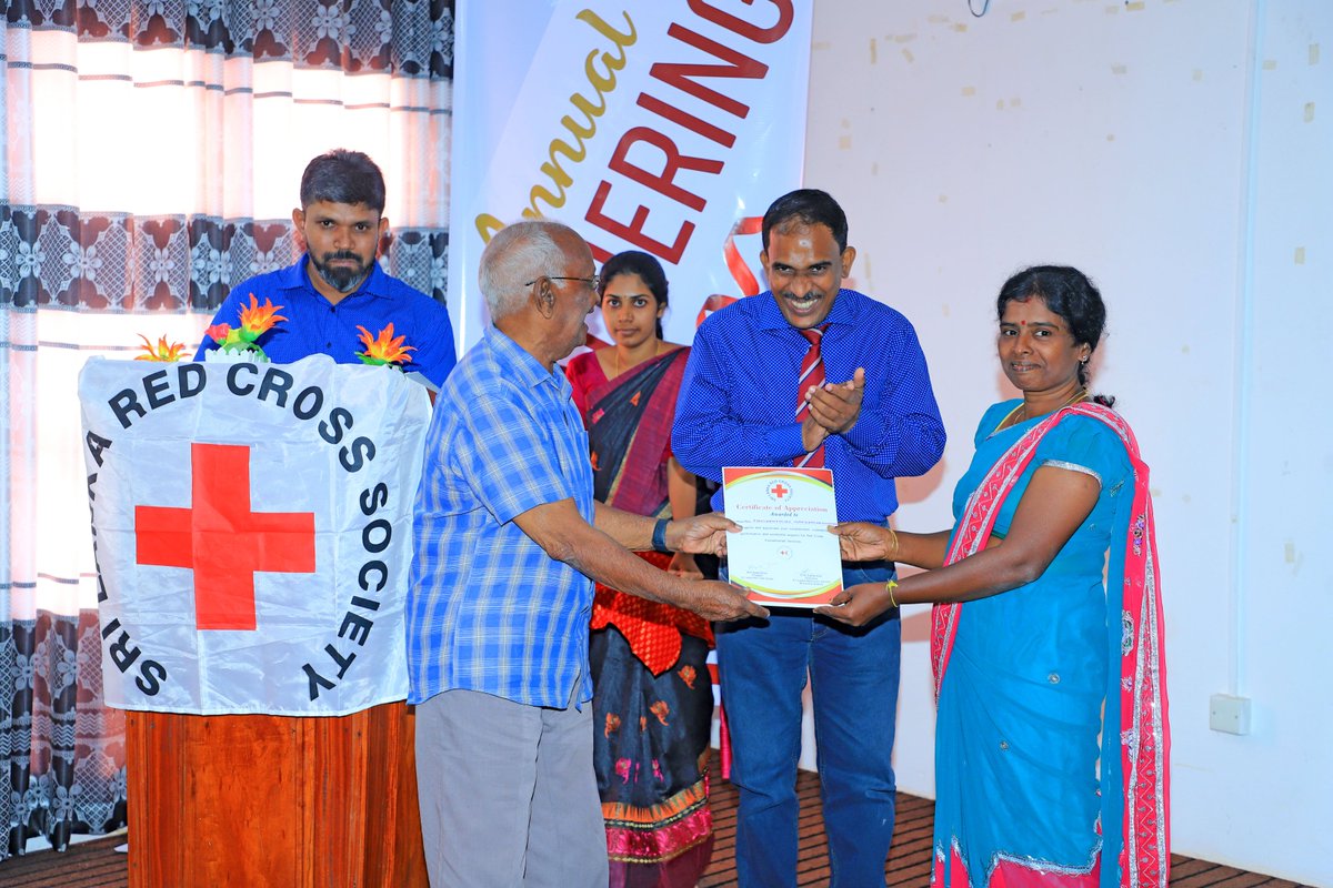 SLRedCrossMul's tweet photo. SLRCS Mullaitivu Branch's Annual Gathering for 2024 was held at the Branch Conference Hall on 20.01.2024 under the chairmanship of the Honorary Branch Chairman Dr. K. Sudarsan. @SLRedCross  Honorary President Mr K. Balakrishnan graced the occasion as the Chief Guest. https://t.co/HUDrQm8rLi