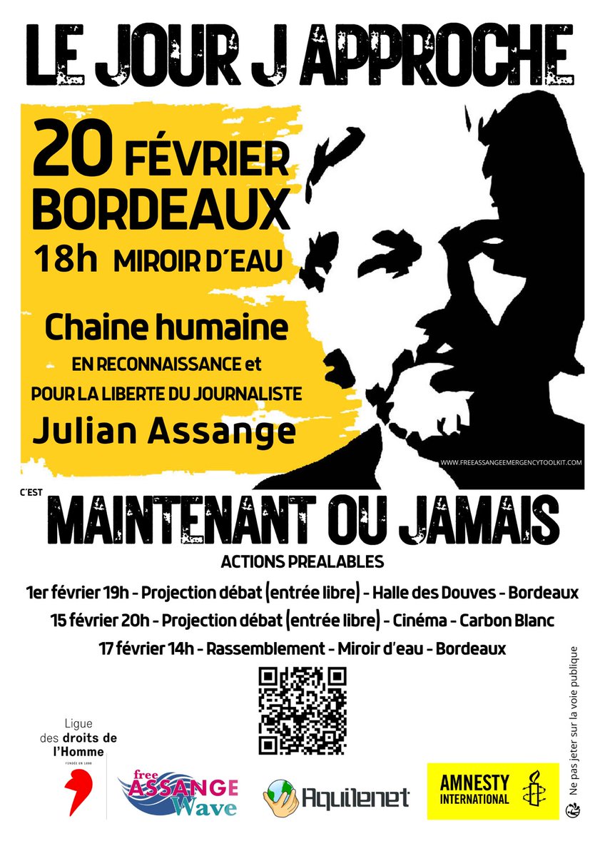 Free Assange Wave🎗Peace can be Started by Truth tweet media