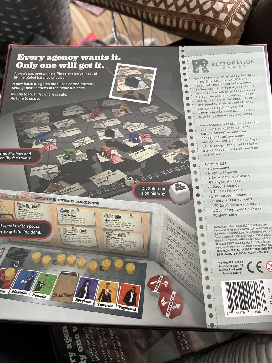 🤔 found this at the Dollarama (in Canada) and had to add it to the collection. 
This sounds super fun 🤩 and if it’s not I’m only out a few bucks. 

#boardgame #boardgames