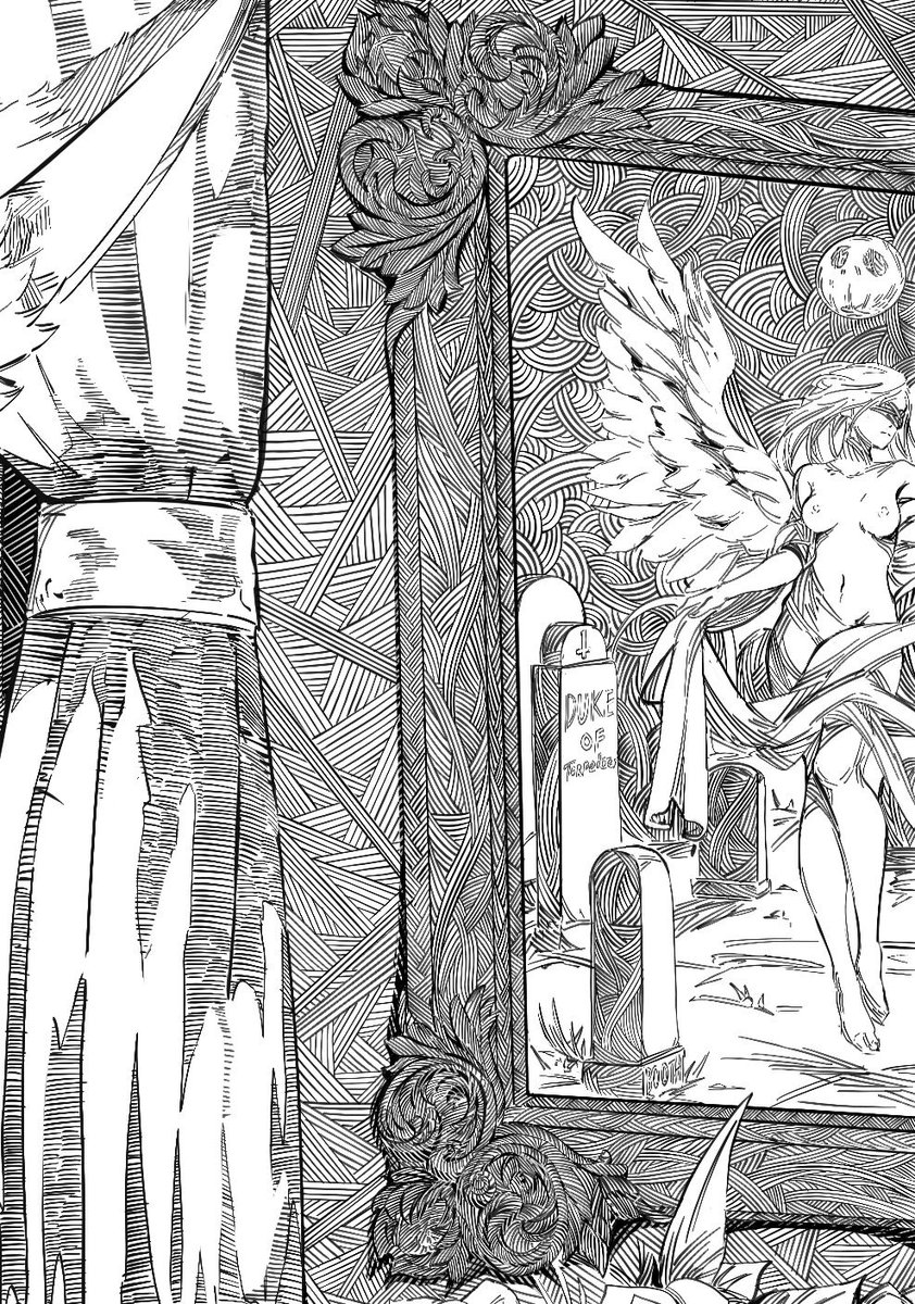 DukeOfTorpedoes's tweet image. Foxgirl maid time! Anyways, back in September I decided to go back to how I used to draw way back for at least one piece after my art got called AI, since it's something it can't do. Been working on it on and off since then. Current line count was about 93,000~