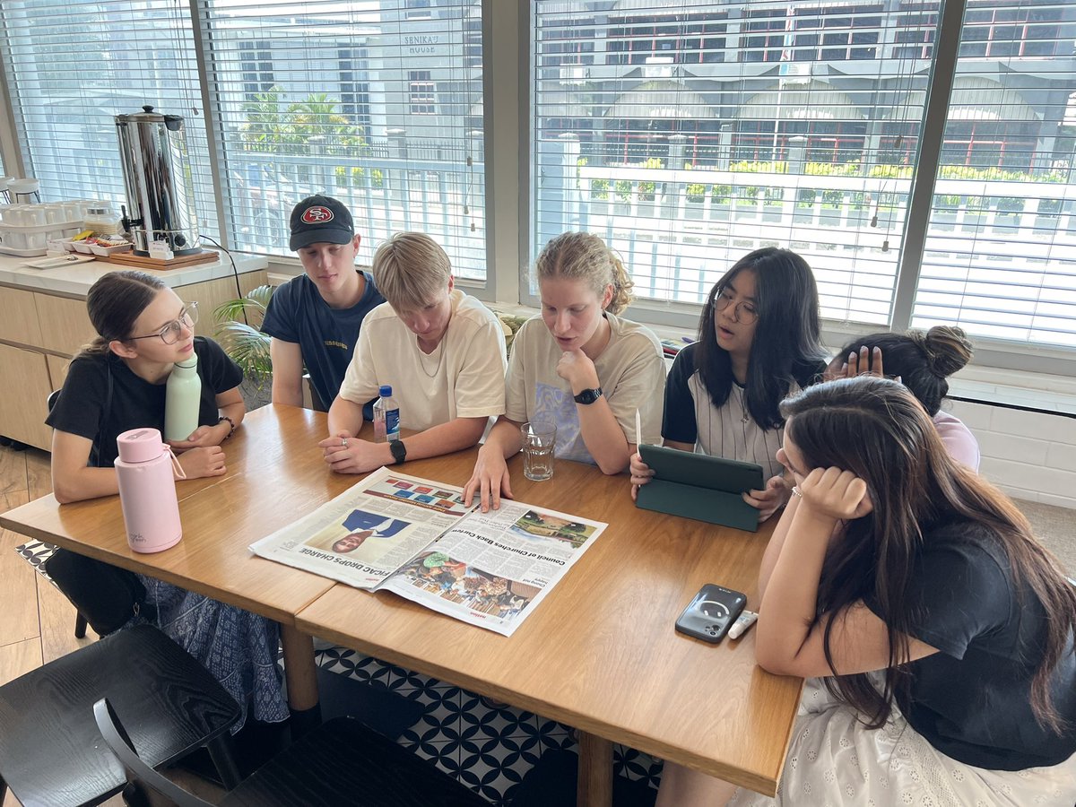 Whitney Monaghan (@jatneywhitmo) on Twitter photo All systems go for #MonashGIG Fiji! For the next 2 weeks Monash students will be learning about local sustainable development challenges with experts from <a href="/UniSouthPacific/">The University of the South Pacific</a>. First up, reading the newspaper to find out about what’s newsworthy in Fiji! All systems go for #MonashGIG Fiji! For the next 2 weeks Monash students will be learning about local sustainable development challenges with experts from <a href="/UniSouthPacific/">The University of the South Pacific</a>. First up, reading the newspaper to find out about what’s newsworthy in Fiji!