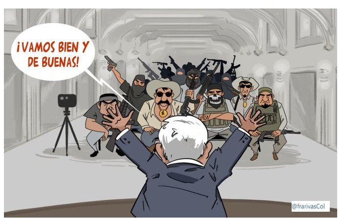 RicarditoAnaya's tweet photo. Lopez Obrador ha sido el mejor presidente que ha tenido el Crimen Organizado..! https://t.co/gTyYOIAIdg