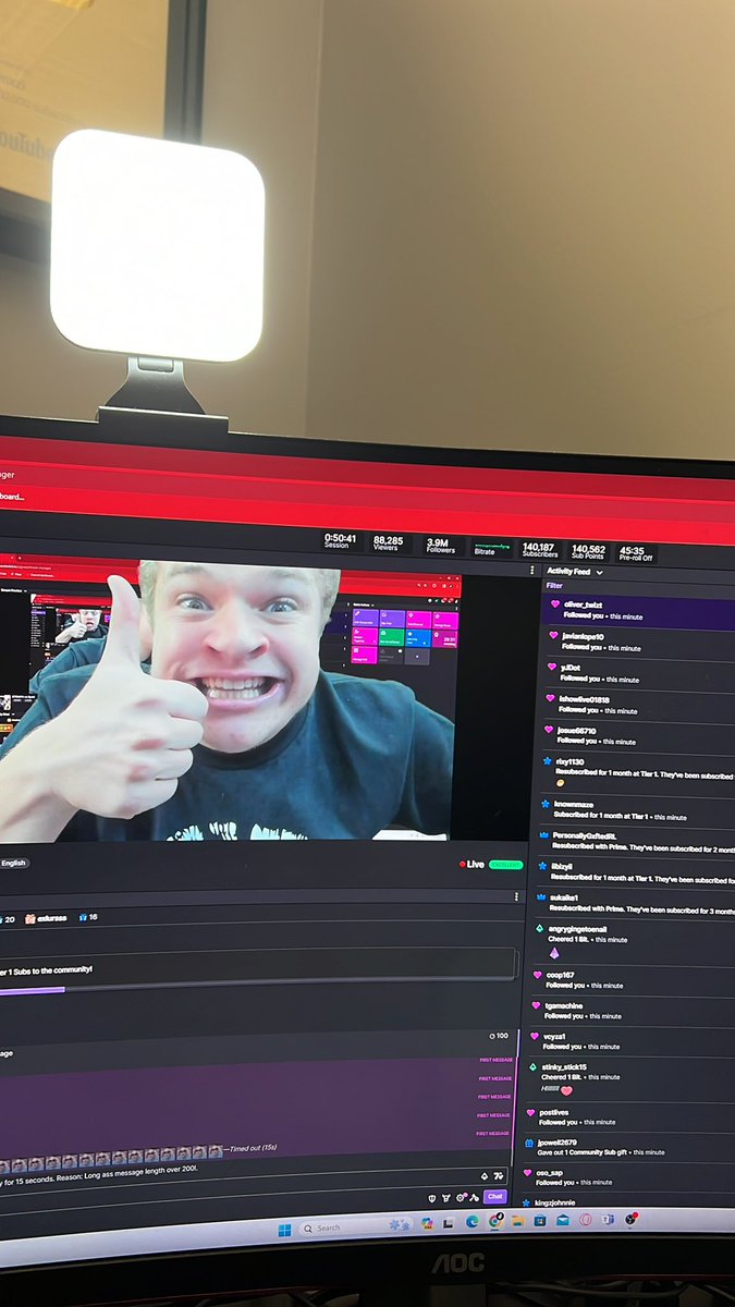 jynxzi's tweet image. 140,000 Twitch Subs ⭐️