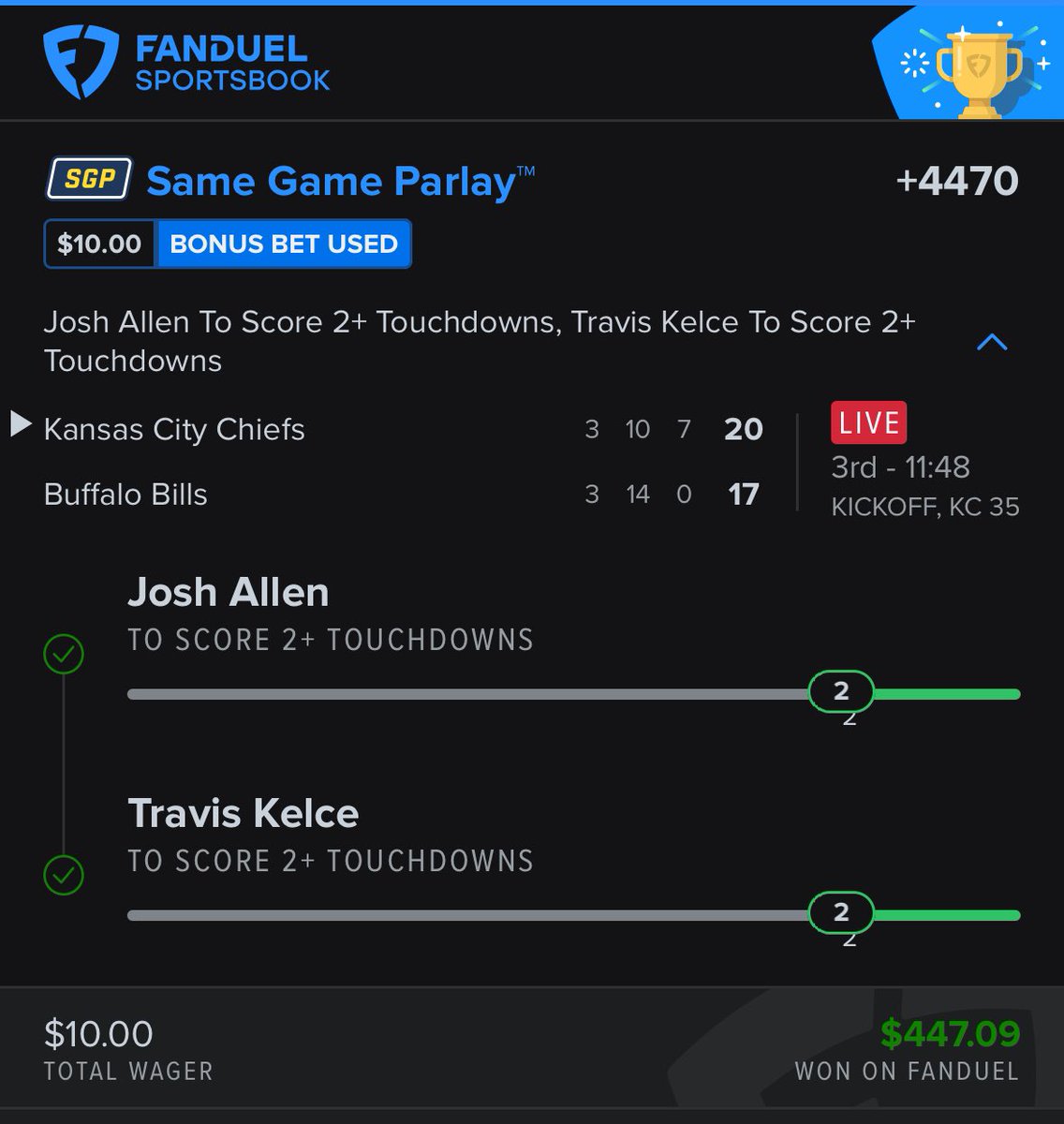 Light bonus bet