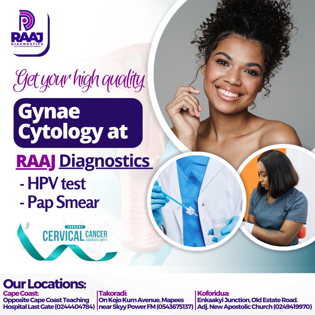 Get your high quality Cervical Cancer screening tests @raajdiagnostics. #hpv #papsmear #cervicalcancerawarenes #cervicalcancerscreening