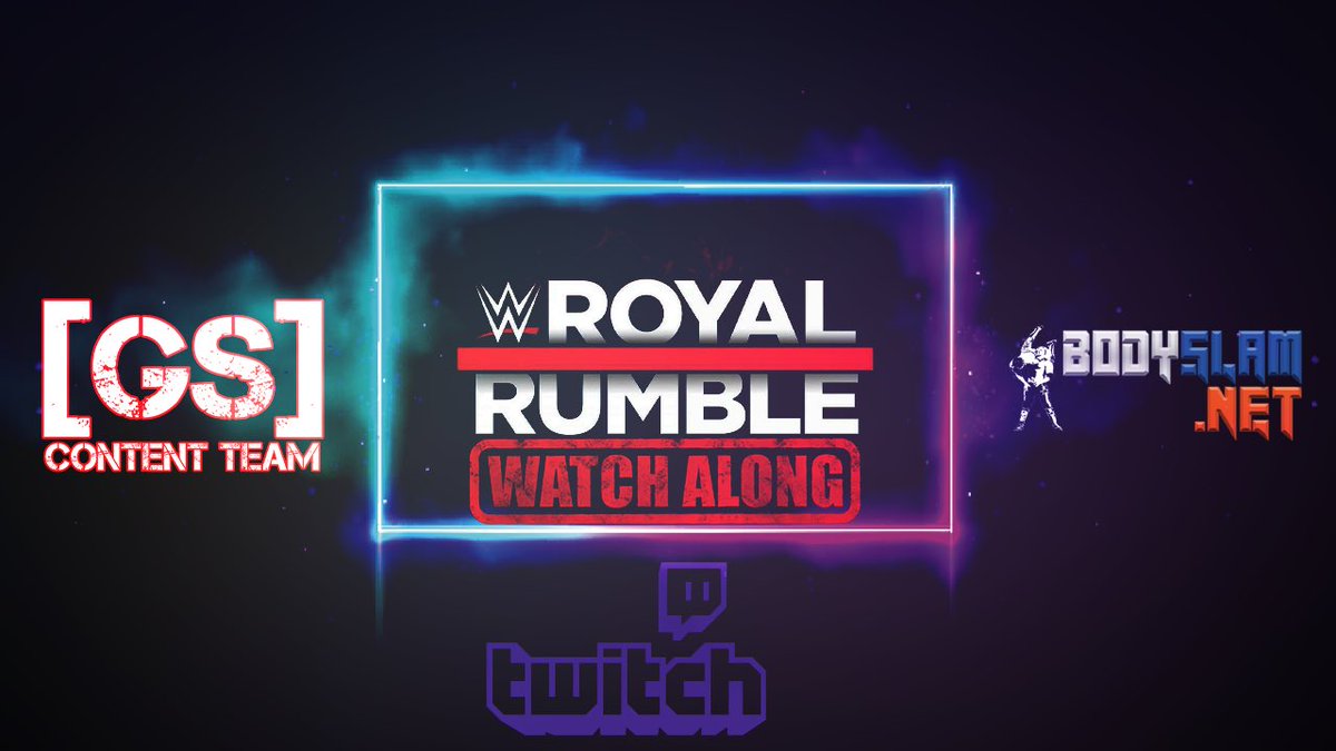 We are picking it up and celebrating WWE Royal Rumble Week with another Bodyslam.net Twitch Exclusive Random Royal Rumble Watch Along tonight at Midnight ET. Come hang out and join in the fun with us, and give us a follow or sub. twitch.tv/bodyslamnet