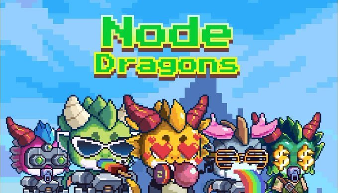 抽个最近Sol上比较热门的  #NFT-NodeDragons   
龙年玩节点龙nft，一万张sol节点龙，热度挺高的，

#Bitget📷 也开了联合WL抽奖。  

🎁抽8个VIP 白名单 

1⃣关注<a href="/NodeDragons/">DRAK</a>与<a href="/zl_club/">大智 | Bird🕊️</a>
2⃣点赞+转发+留言您的sol钱包 
3⃣加入电报：t.me/NodeDragons 

📷24小时开奖