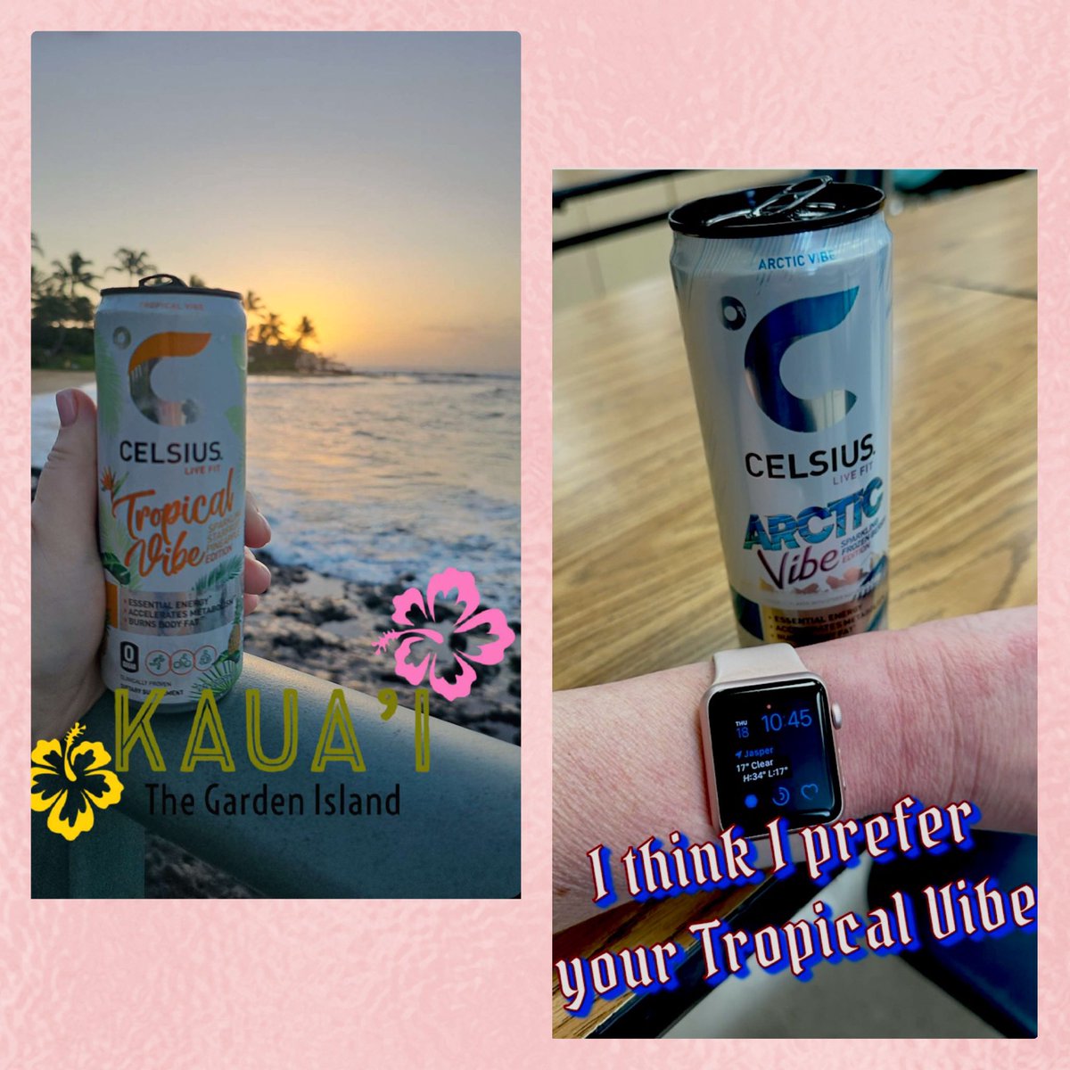 I think my sis has a much better <a href="/CelsiusOfficial/">CELSIUS Energy Drink</a> marketing plan. #SisterSnapchats #TropicalVibe #ArcticVibe #Hawaii #NorthGeorgia #Paradise #Freezing