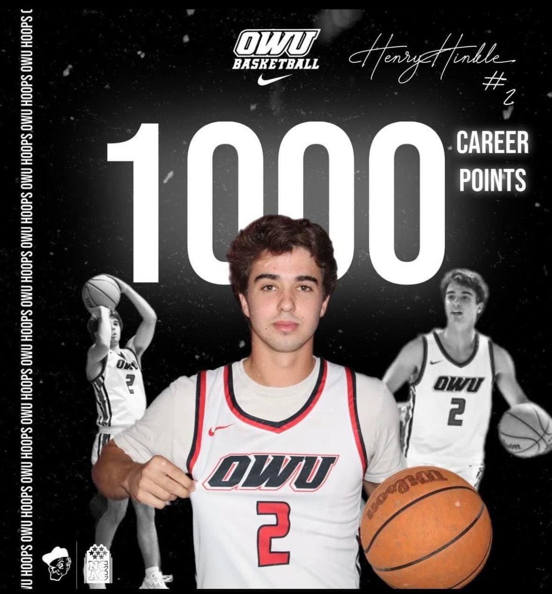Congratulations Henry! 

1,000 points in high school…
1,000 points in college…

#GoPatriots 🏀