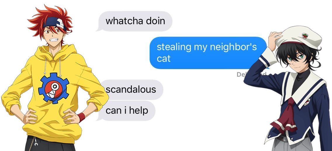 SK8 the infinity texts ~ read pinned tweet tweet media