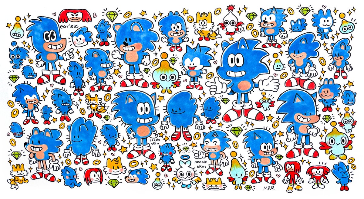 meganroseruiz's tweet photo. I drew Sonic from memory (again) https://t.co/LRLIJ4Ydcz