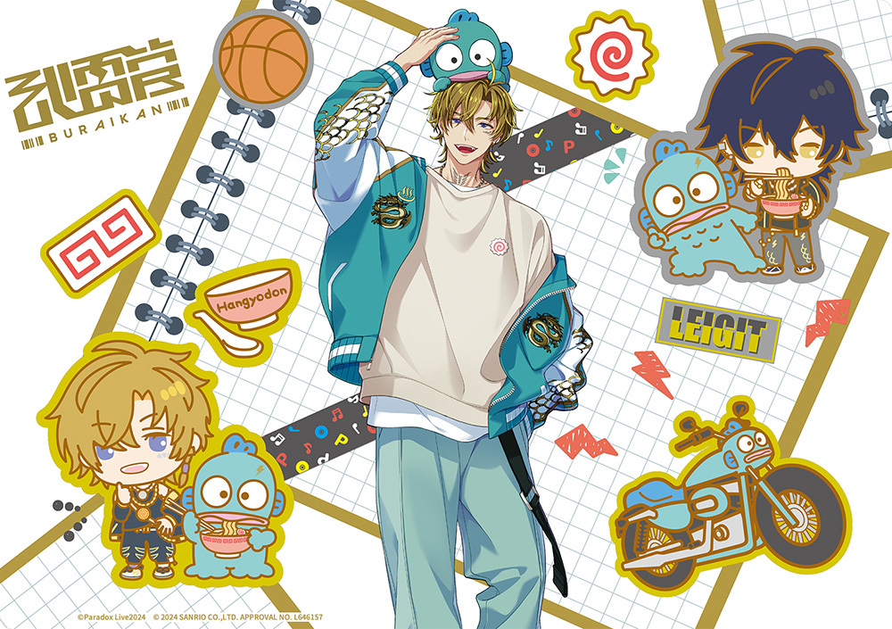 /／
🎀サンリオキャラクターズコラボ🎀
　描き下ろしイラスト続々解禁中🎨
\＼

　　「武雷管 × ハンギョドン」

📝第1⃣弾 2024.2/9(金)～2/29(木)開催
アニメイト全国14店舗でのPOP-UPも決定‼️

📎 #パラライサンリオコラボ 特設サイト
paradoxlive.jp/paradoxlive-sa…