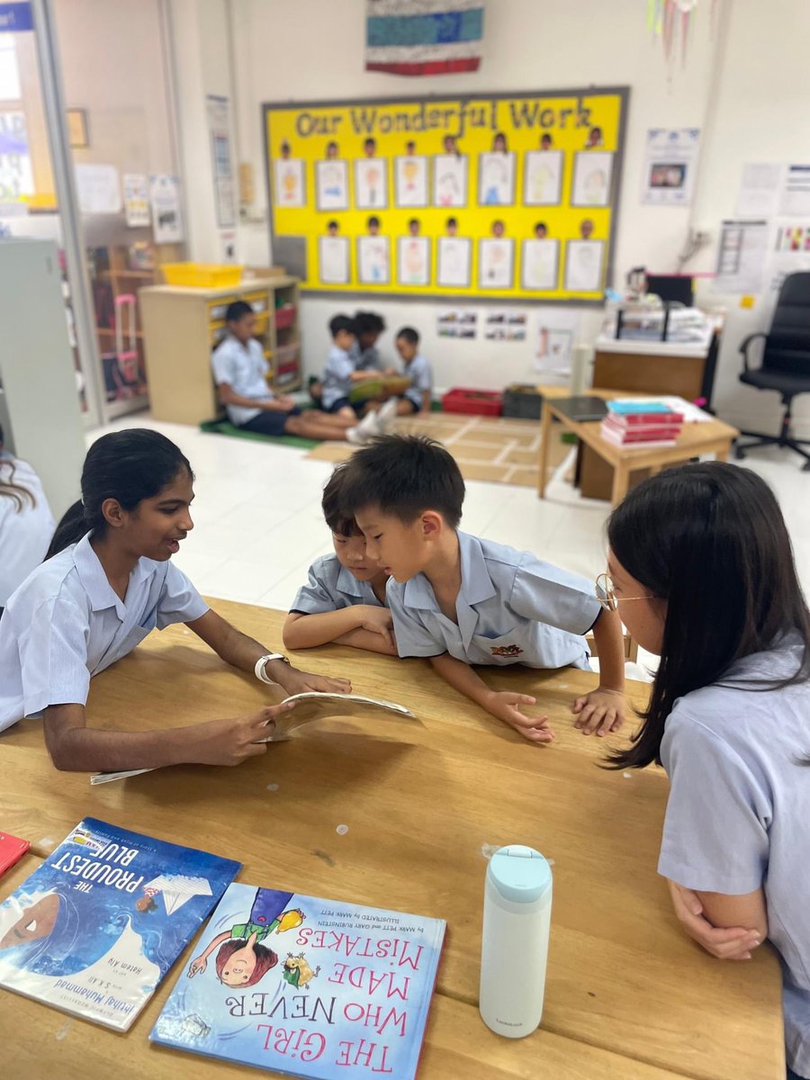 gisrayong's tweet photo. Garden International School students in Year 8 have been sharing their love of reading with the children in Year 1.They are working in Reading Buddy groups to improve their reading and understanding skills, with the help of our caring and patient students in the Secondary School. https://t.co/0xgkLfGhsY