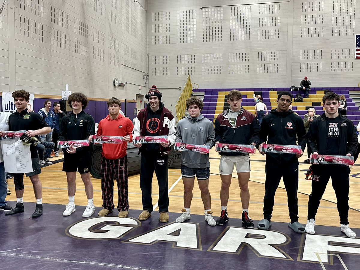 Gavin Seiler Bergen County Tournament 3rd place finisher at 175