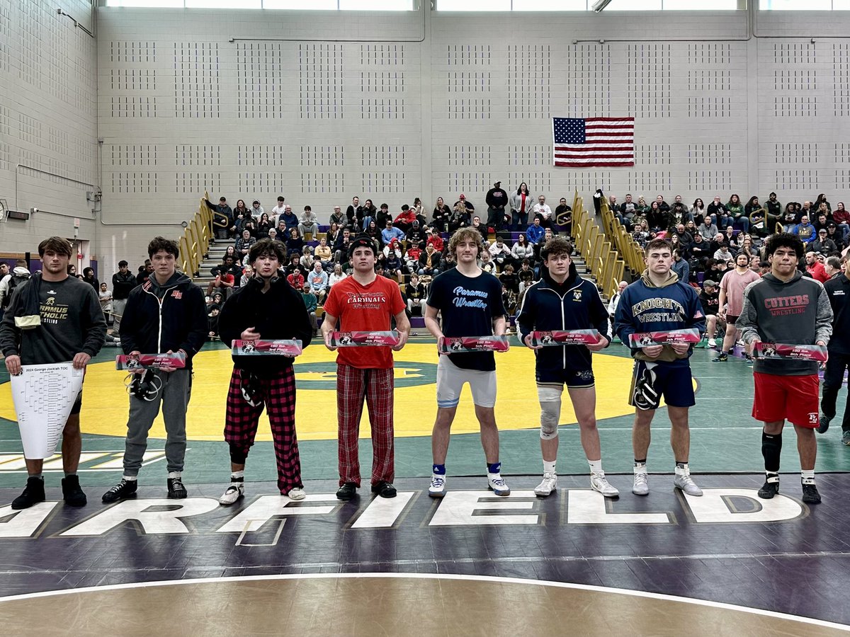 Aidan Dugan Bergen County Tournament 4th place finisher at 190