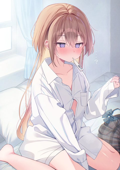 ほっぺがもちもちな妹ちゃん#81 「ん……このシャツ大きい…?」