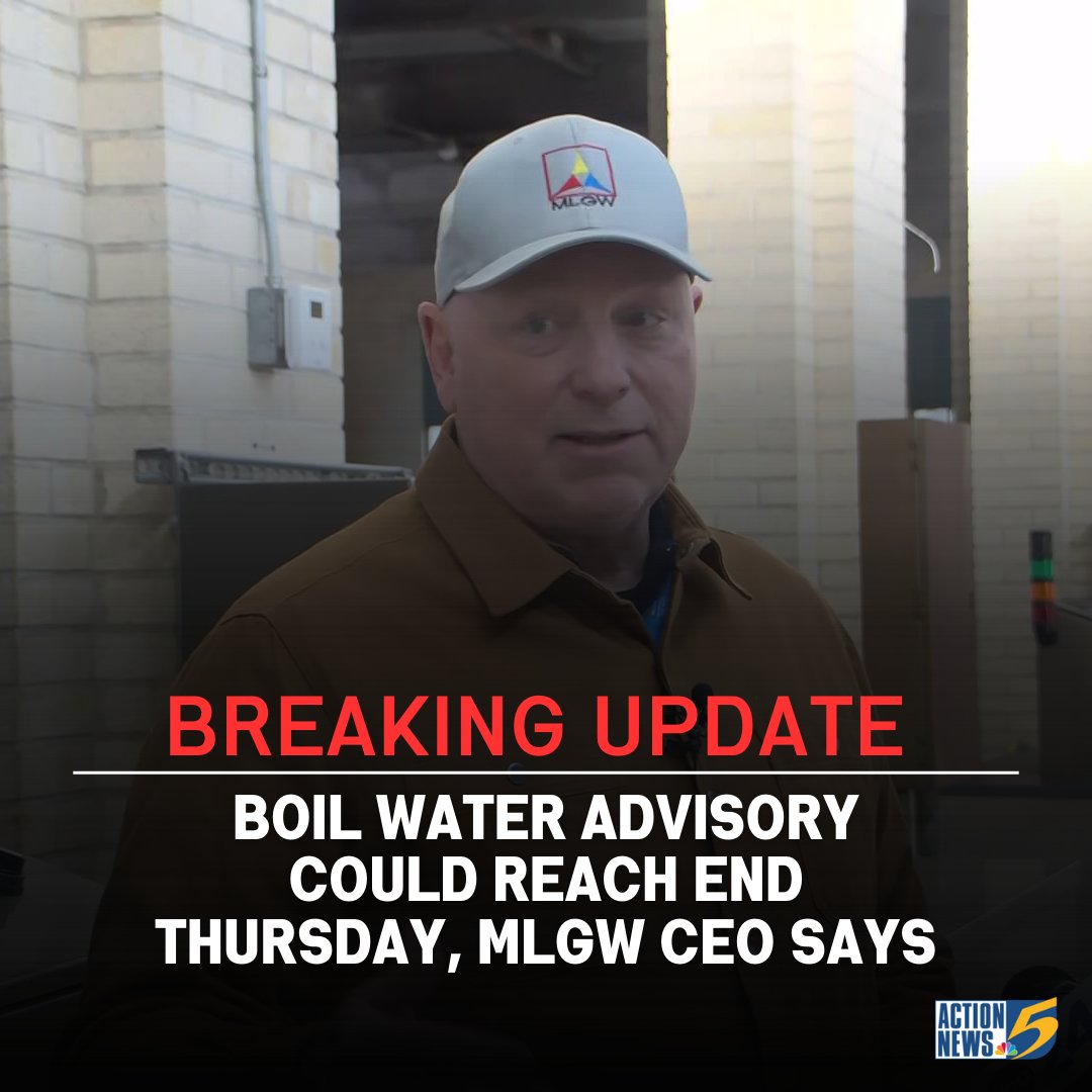 BREAKING UPDATE: Doug McGowen, President and CEO of MLGW stated in the press conference that crews were out most of Saturday and today working to find water main breaks.
actionnews5.com/2024/01/22/boi…