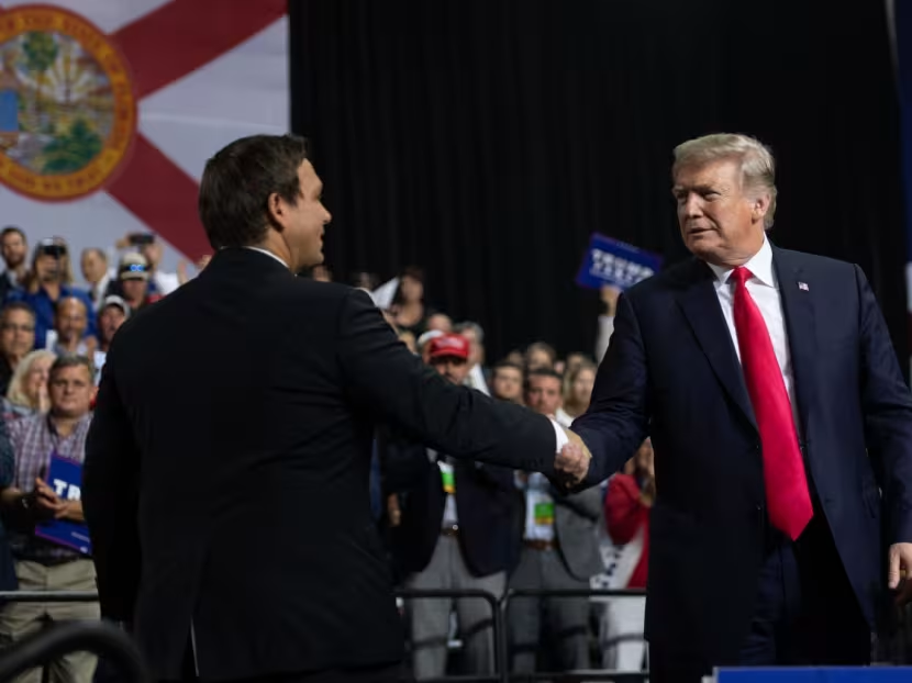 DeSantis' suspension of his campaign to endorse Trump for the Republican nomination is a significant political chess move. The alliance between the two reshapes the GOP landscape, reflecting the enduring influence of Trump within the party. #GOP2024Strategy #PoliticalAlliance
