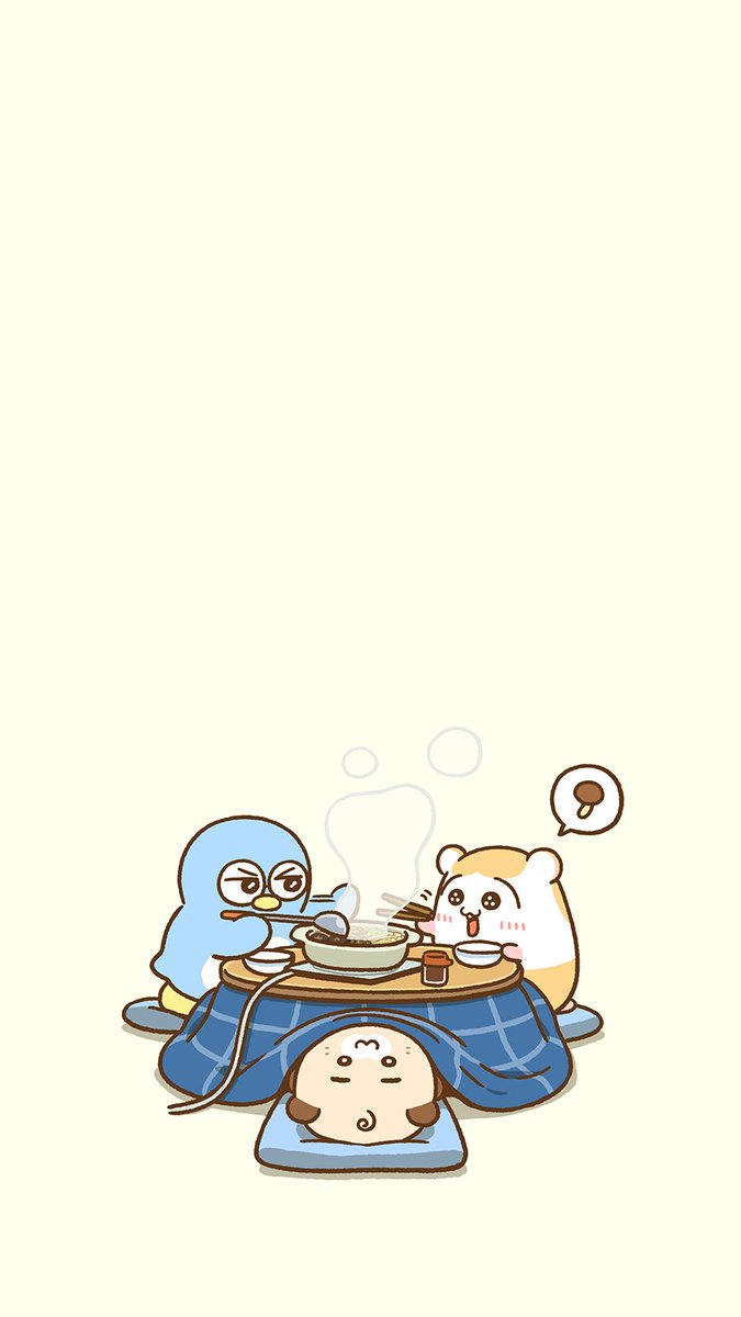 「2月カレンダー&壁紙をプレゼントだよみんなはどんな鍋の具が好き? 」|ちこまるのイラスト