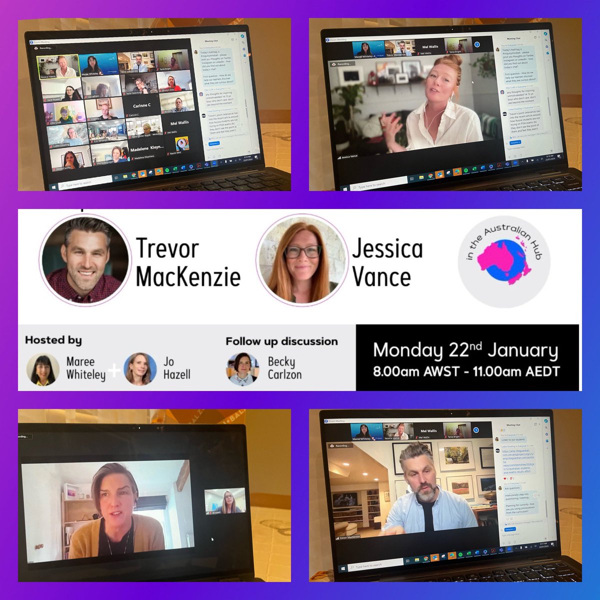 Thanks to the 100+ educators who signup for this inspiring chat today - powerful learning & insights from @jess_vanceEDU & @trev_mackenzie #inquirymindset + a super offer from @beckycarlzon to join #learningpioneers🚀 youtu.be/CdtYzw9pfaw?si…