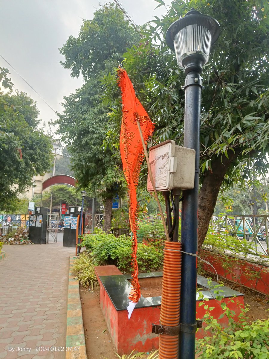enigmaticjohny's tweet photo. #JaiShriRam
#RamMandirPranPrathistha
#RamLalla
#RamMandir
#diamondpark
#mesmerisingvizag https://t.co/UaMKX4uYbw