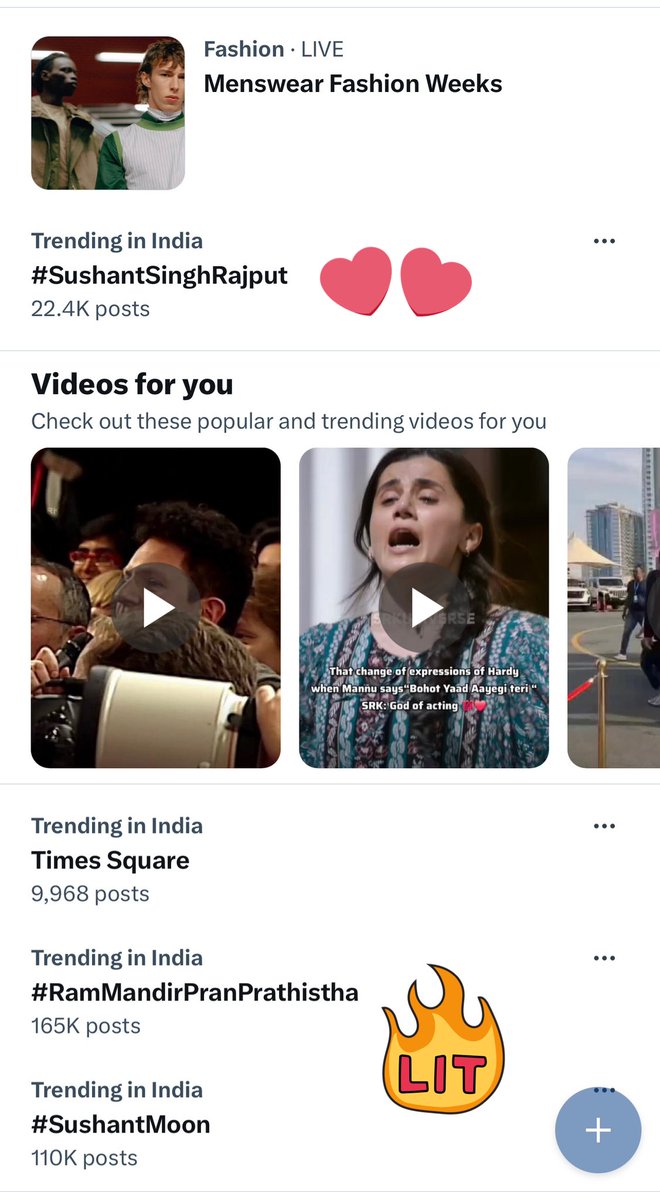 itsPPP4747's tweet photo. Trending has some divine vibes today 🙏🏻

#SushantSinghRajput #SushantMoon trending with #RamMandirPranPrathistha 🙏🏻

Prayers 4 divine intervention 🕉️🙏🏻
#JusticeForSushantSinghRajput 
#JaiShreeRaam 

Wake Up CBI InSSRCase
@CBIHeadquarters @PMOIndia @HMOIndia @DoPTGoI @MLJ_GoI https://t.co/fEpyJvIHVR