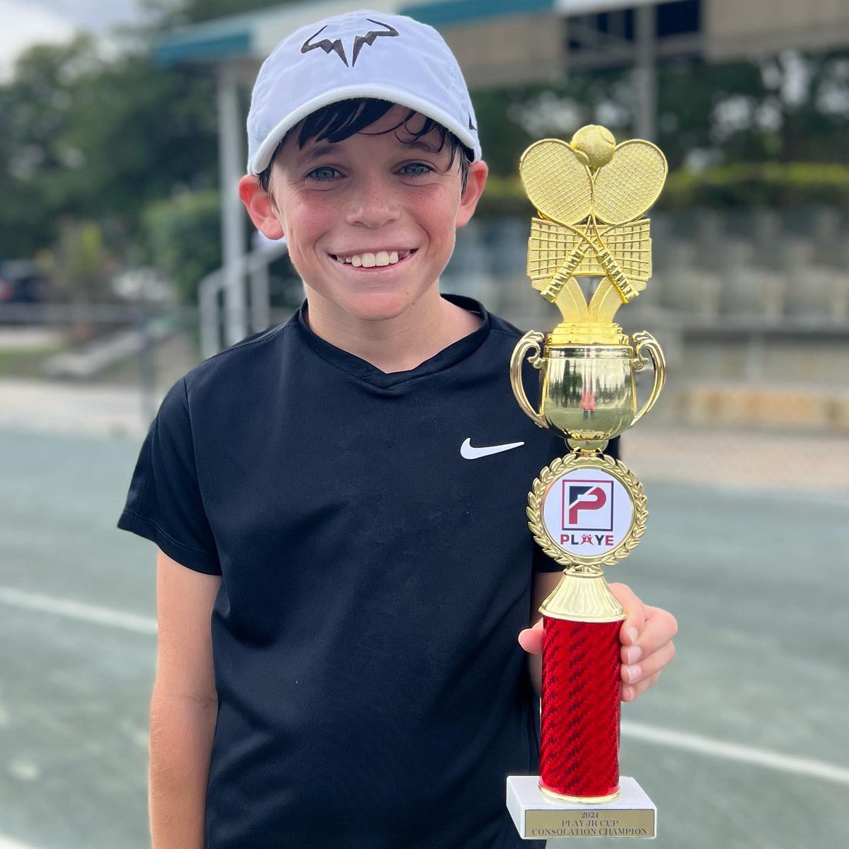 Congratulations to 11-year old <a href="/kristiankriek/">kristiankriek</a> for his impressive performance in his first ever boys’ 14 tournament. Kristian won the boys’ 14 back draw after losing to the number 2 seeded player who ended up winning the tournament in the main draw. Great attitude &amp; fight Kristian