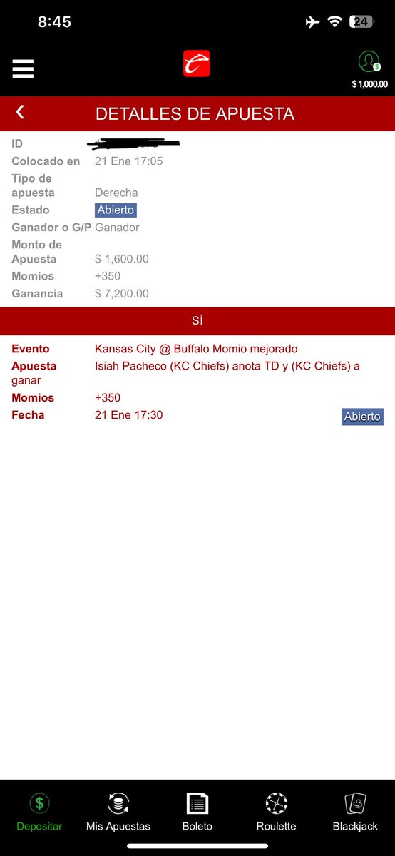 raciel_rueda's tweet photo. ESTAMOS DE REGRESO SOLO ERA CUESTIÓN DE TIEMPO Y EL MOMENTO INDICADO 🙏🏻

Con $200  hicimos $7800 esta noche🔥

Y aprovechamos la mejorada de caliente también Alv 🤓

Denle ❤️ y RT 🔁 que voy a regalar $1000💰 500/500 a 2 de los que le puchen 

VENGAAAAAAA! 🚀🚀🚀🔥🔥🔥 https://t.co/nHG8OxGuTg