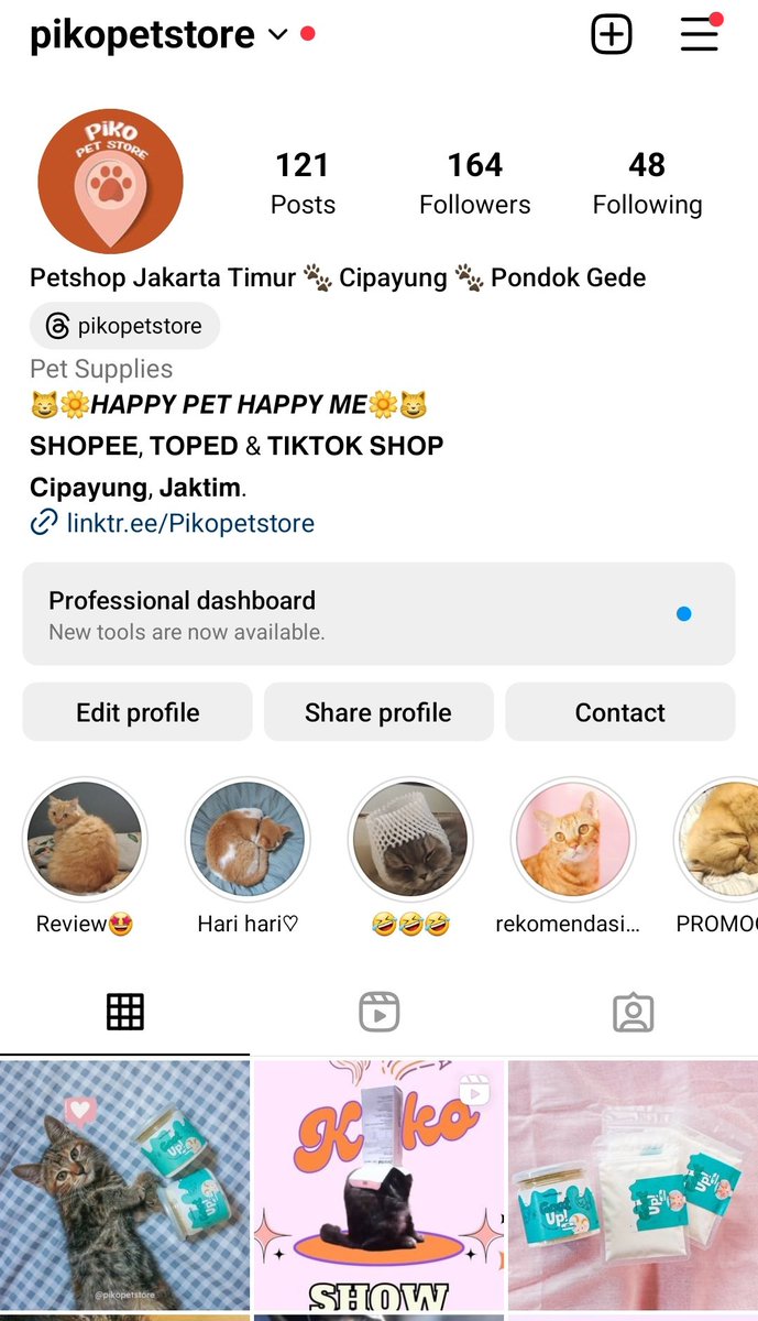 PikoPetStore's tweet photo. @kochengfs https://t.co/eNQxnnpbmc ini linknya.
Boleh mampir ke ig aku karena kucingku yg sehat sehat kukasih Advocate kadang revolution 😁 https://t.co/NTDRvcg4o0