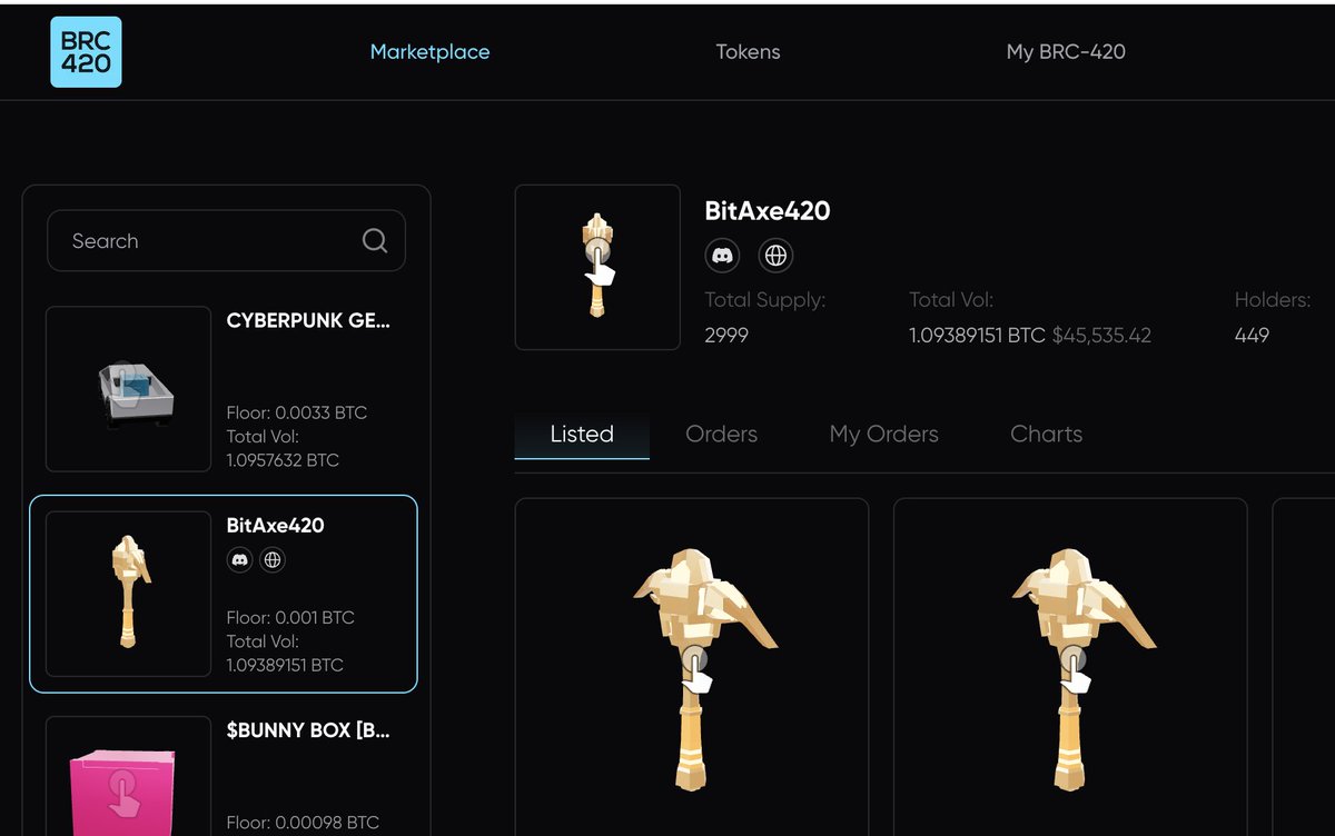 Deal890's tweet photo. 1/4: BitAxe420 Ignites the Crypto Realm!
- Setting the crypto world ablaze with unprecedented achievements.
- Witness the groundbreaking milestone: total volume exceeding 1 BTC!
- Unwavering trust and escalating demand signal extraordinary growth ahead. #BitAxe420 @Bitland_zone https://t.co/tWnI6uuCd8
