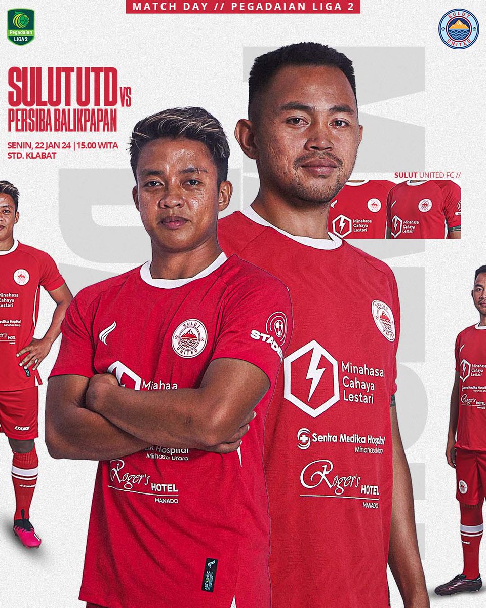 𝗛𝗮𝗿𝗶 𝗣𝗲𝗿𝘁𝗮𝗻𝗱𝗶𝗻𝗴𝗮𝗻, 𝗕𝗮𝗸𝘂 𝗔𝗯𝗶𝘀 𝗝𝗼 🔥❤️

Laga hadapi Persiba Balikpapan di kandang sendiri wajib amankan kemenangan. Mohon doa dan dukungannya 🙏🏻

#sulutunited 
#torangsulutunited 
#bagejo 
#bakuabisjo