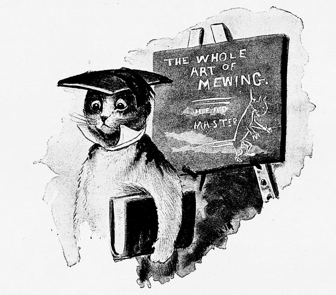 LouisWainBot's tweet photo. 'The Whole Art of Mewing' https://t.co/KAzghx62ph