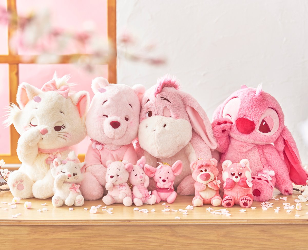 🌸‥∵‥🌸 SAKURA 2024 🌸‥∵‥🌸 今年も優しい桜色に染まった #プーさん