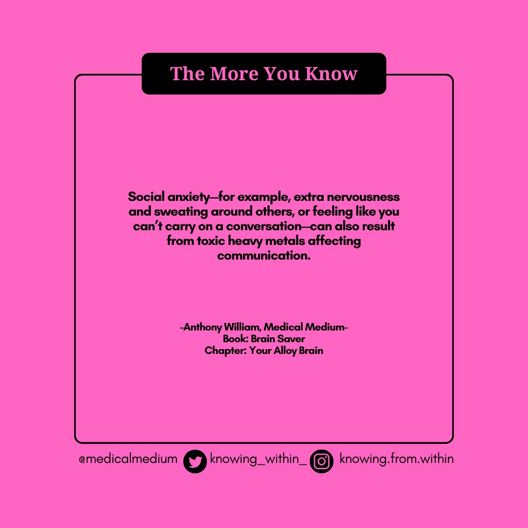 #socialanxiety #anxiety #nervousness #conversation #communication #toxicheavymetals #brainhealth #medicalmedium #thetruth #brainsaver #liverrescue #cleansetoheal #celeryjuice #saveyourself